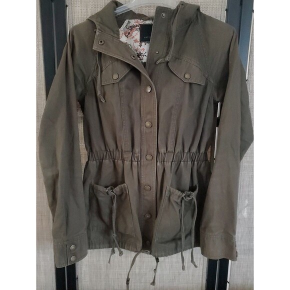 Utility Military Gorpcore Basic Army Green Jacket | Buffalo Outerwear Small - Picture 2 of 9